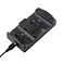 VSEER PS3 Controller Charging Dock Charging Station 2 in 1 with LED Light Indicator Compatible for Original PS3MOVE Controller Black