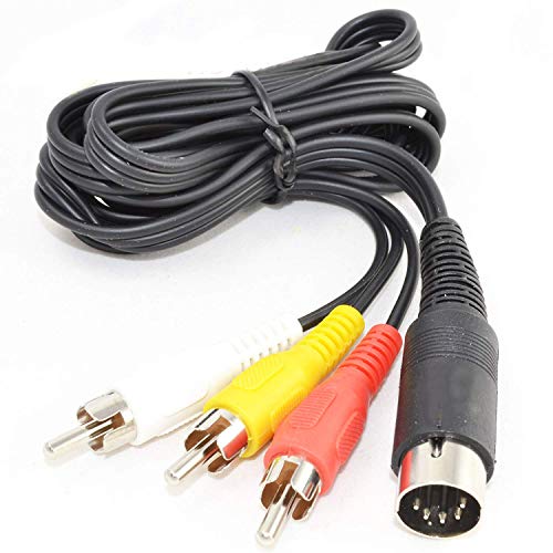 Wicareyo Wicareyo 18m 6ft Audio Video Av Cable 9 Pin For Genesis 2 3