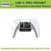 HIDEit Mounts HIDEit UniC Pro Controller Wall Mount Rubber Dipped Steel Mount for PS5 Pro Xbox PlayStation Nintendo and More Universal Fit for Most Game Controllers