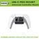 HIDEit Mounts HIDEit UniC Pro Controller Wall Mount Rubber Dipped Steel Mount for PS5 Pro Xbox PlayStation Nintendo and More Universal Fit for Most Game Controllers