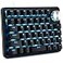 Koolertron One Handed Mechanical Gaming Keyboard with 24 Macro Keys 45Key Fully Programmable Mini Keypad Mini USB Macro Keyboard with Rotating Knob Blue Backlit for Windows PC Gamers