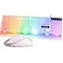 CHONCHOW RGB Gaming Keyboard and Mouse ComboUSB Wired Light Up Keyboard Rainbow LED Lit Backlight Keyboard Mouse Set for Computer Windows PC PS4 Xbox Laptop iMac Resberry Pi
