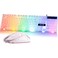 CHONCHOW RGB Gaming Keyboard and Mouse ComboUSB Wired Light Up Keyboard Rainbow LED Lit Backlight Keyboard Mouse Set for Computer Windows PC PS4 Xbox Laptop iMac Resberry Pi