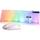 CHONCHOW RGB Gaming Keyboard and Mouse ComboUSB Wired Light Up Keyboard Rainbow LED Lit Backlight Keyboard Mouse Set for Computer Windows PC PS4 Xbox Laptop iMac Resberry Pi