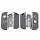 Zoozie LA Replacement Hard Housing Shell Skin Case Cover Inner Frame for Switch NS Controller Gray Case Frame
