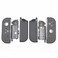 Zoozie LA Replacement Hard Housing Shell Skin Case Cover Inner Frame for Switch NS Controller Gray Case Frame