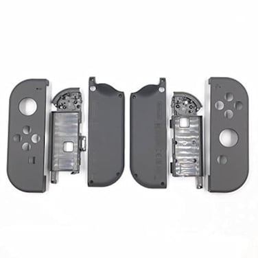 Zoozie LA Replacement Hard Housing Shell Skin Case Cover Inner Frame for Switch NS Controller Gray Case Frame
