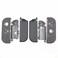 Zoozie LA Replacement Hard Housing Shell Skin Case Cover Inner Frame for Switch NS Controller Gray Case Frame