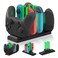 HEATFUN Controller Charger Dock for Nintendo Switch 6 in 1 Charging Station for 4 JoyCons 2 Pro Controllers LED Indicator Quick USB Charging Not Compatible with Switch 2 Joycon