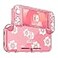 DLseego Sakura White Flower Floral Clear Switch Lite Protective Case 2Piece Split Full Wrap PC Hard Shell AntiScratch AllRound Protection Cover for Switch 2019 Model
