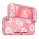 DLseego Sakura White Flower Floral Clear Switch Lite Protective Case 2Piece Split Full Wrap PC Hard Shell AntiScratch AllRound Protection Cover for Switch 2019 Model