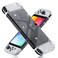 FANPL Improved Version Dockable Clear Case for Nintendo Switch OLED 2021 Protective Case Cover for Switch OLED and Joy Con Controller Strong and Durable Not Easy to Fall Off Glitter