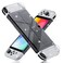 FANPL Improved Version Dockable Clear Case for Nintendo Switch OLED 2021 Protective Case Cover for Switch OLED and Joy Con Controller Strong and Durable Not Easy to Fall Off Glitter