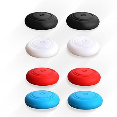 Ambertown Analog Controller Gamepad Thumb Stick Grips Thumbsticks Joystick Cap Cover for Switch NS Controller 4 Pair