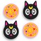 Owngen Cute Thumb Grip Caps for Nintendo SwitchLiteOLED Kawaii Magic Moon Design Joystick Button Covers 3D Ergonomic Analog Caps for NS Controller Joycon