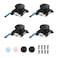 JAOYSTII Joycon Joystick Replacement 4 Pack Replacement Joystick Analog Thumb Stick for Switch Joycon Controller Switch Lite LeftRight Analog Joystick with Thumbstick Caps Screws 4pcs Black