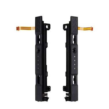 NSLikey Left Right Slide Rail Replacement Slider Rail with Sensor Flex Cable Replacement for Nintend Switch Controller L R Switch Middle Button Holder