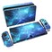 playvital PlayVital Full Set Protective Stickers for Nintendo Switch OLED Model Customized Vinyl Decal Skins for Switch OLED Console Joycon Dock Grip Blue Nebula