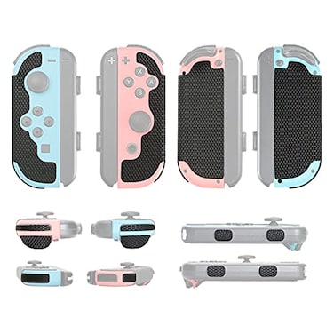 HOTLINEGAMES Controller Grips Compatible with Nintendo Switch JoyCon Switch Controller Accessories Skin Kit AntiSlip Grip Tape SweatAbsorbent Easy to Apply Handle GripsButtonsTriggers