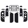 eXtremeRate DIY Replacement Shell Buttons for Nintendo Switch Switch OLED Black Soft Touch Custom Housing Case with Full Set Button for Joycon Handheld Controller Console Shell NOT Included