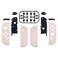 eXtremeRate DIY Replacement Shell Buttons for Nintendo Switch Switch OLED Cherry Blossoms Pink Housing Case with Full Set Button for Joycon Handheld Controller Only the Shell NOT the Joycon
