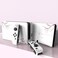 playvital PlayVital Full Set Protective Stickers for Nintendo Switch OLED Model Customized Vinyl Decal Skins for Switch OLED Console Joycon Dock Grip Falling Cherry Blossom