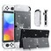 FANPL Glitter Case Compatible with Nintendo Switch OLED Model 2021 Dockable Console Shell and Sparkle Soft TPU Ergonomic Joycon Case