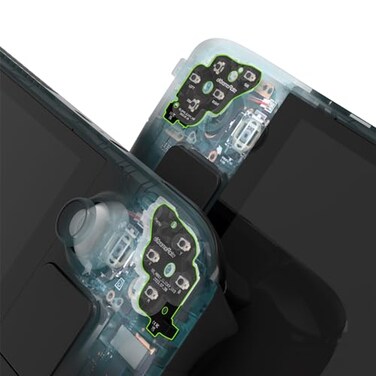eXtremeRate Face Clicky Kit for Steam Deck Handheld Console Custom Dpad View A B X Y Menu Keys Face Buttons Mouse Clicky Kit for Steam Deck LCD WITHOUT Console