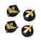 DLseego Skyward Sword Thumb Grips Caps for Switch Lite SwitchOLED Joycon Joystick Protive Button Caps Soft Silicone Cool Analog Controller Joystick Cover 4PCS Black
