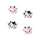 StickieTech Switch Joycon Thumb Grip Caps Soft Cute Silicone Joystick Cover Compatible with Nintendo SwitchOLEDSwitch Lite Analog Stick Grips Button Covers 4PC Set Pink Black