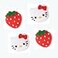 PERFECTSIGHT Switch Silicone Joycon Thumb Grip Caps Joystick Cover Compatible with Nintendo SwitchOLEDSwitch Lite4PCS KittyStrawberry