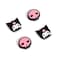 WISHAVEN Silicone Thumb Grip Caps Compatible with Nintendo Switch Soft Protective Thumbstick Covers for Switch OLED and Switch Lite 4PCS Cute Skull and Rabbit Design