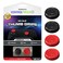 KontrolFreek NoSlip Thumb Grips for Nintendo Switch Pro and Switch 2 Controller 4Pack Red Black