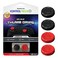 KontrolFreek NoSlip Thumb Grips for Nintendo Switch Pro and Switch 2 Controller 4Pack Red Black