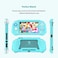 FIWWAT Switch Lite Case Protective Case for Nintendo Switch Lite Compatible with Nintendo Lite Screen Protector Cover Hand Grip Cover with Detachable TPUBuiltin PC Screen Blue
