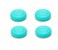Rowsmau Silicone Rubber Thumb Stick Grips Joystick Cap Cover for Switch Lite Ns Joycon Controller Blue