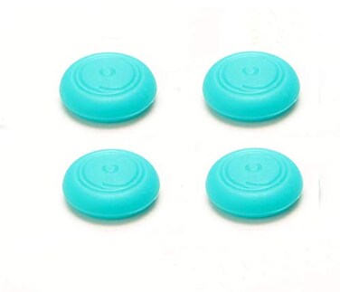 Rowsmau Silicone Rubber Thumb Stick Grips Joystick Cap Cover for Switch Lite Ns Joycon Controller Blue