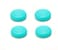 Rowsmau Silicone Rubber Thumb Stick Grips Joystick Cap Cover for Switch Lite Ns Joycon Controller Blue