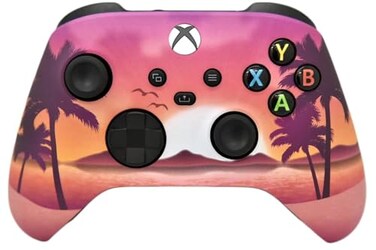 ProControllers LLC Wireless Custom Controller Compatible with PC Windows 10 Series XS One Series XS Tropical Paradise