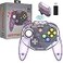 Retro-Bit RetroBit Tribute 64 24 GHz Wireless Controller V2 for Nintendo 64 N64 Switch Online PC MacOS RetroPie Raspberry Pi and Other USB Devices Atomic Purple