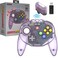 Retro-Bit RetroBit Tribute 64 24 GHz Wireless Controller V2 for Nintendo 64 N64 Switch Online PC MacOS RetroPie Raspberry Pi and Other USB Devices Atomic Purple