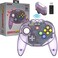 Retro-Bit RetroBit Tribute 64 24 GHz Wireless Controller V2 for Nintendo 64 N64 Switch Online PC MacOS RetroPie Raspberry Pi and Other USB Devices Atomic Purple