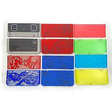 LightFairy 2015 for New 3DS Replacement Front Faceplate Back Plates Part Shell Housing Case Cover White