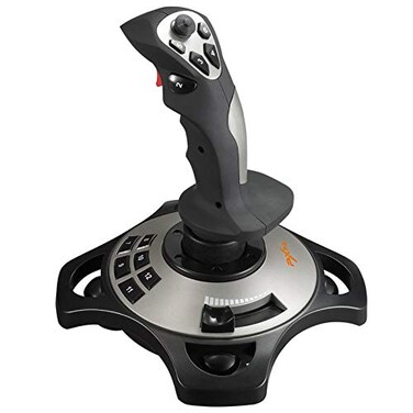 PXN PC Joystick USB Gaming Flight Simulator Game Controller with Vibration Function and Throttle Control 2113 Wired Gamepad Flight Sim Stick for PCComputerWindows Only Not for Apple DevicesPS4PS5Xbox