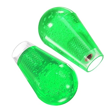 uxcell Ellipse Oval Joystick Head Rocker Ball Top Handle Arcade Game Replacement Green 2pcs