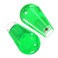 uxcell Ellipse Oval Joystick Head Rocker Ball Top Handle Arcade Game Replacement Green 2pcs