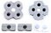 Ambertown Conductive Adhesive Rubber Pad Silicone Pads Buttons Replacement for PS5 Controller Button Kit