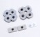 Ambertown Conductive Adhesive Rubber Pad Silicone Pads Buttons Replacement for PS5 Controller Button Kit