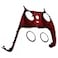 eXtremeRate Scarlet Red Decorative Trim Shell Compatible with p s 5 Controller Soft Touch DIY Replacement Clip Shell Custom Plates Cover Compatible with p s 5 Controller with Accent Rings