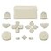 WPS Touch Pad Thumbsticks Dpad Home Full Buttons Set Replacement Parts for PS4 PlayStation 4 Dualshock 4 Controller Shell for GEN 1 Controllers White